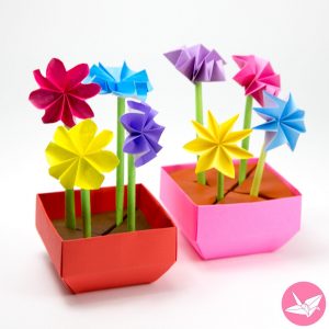 Origami Flower Tutorial Easy 8 Petal Origami Flower Tutorial Paper Kawaii Easy Origami