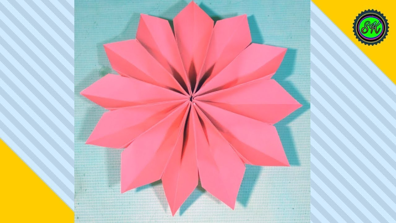 Origami Flower Tutorial How To Make Easy Origami Flower Tutorialdiy Paper Crafts