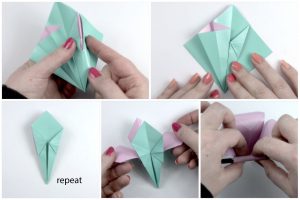 Origami Flower Tutorial Make An Easy Origami Lily Flower