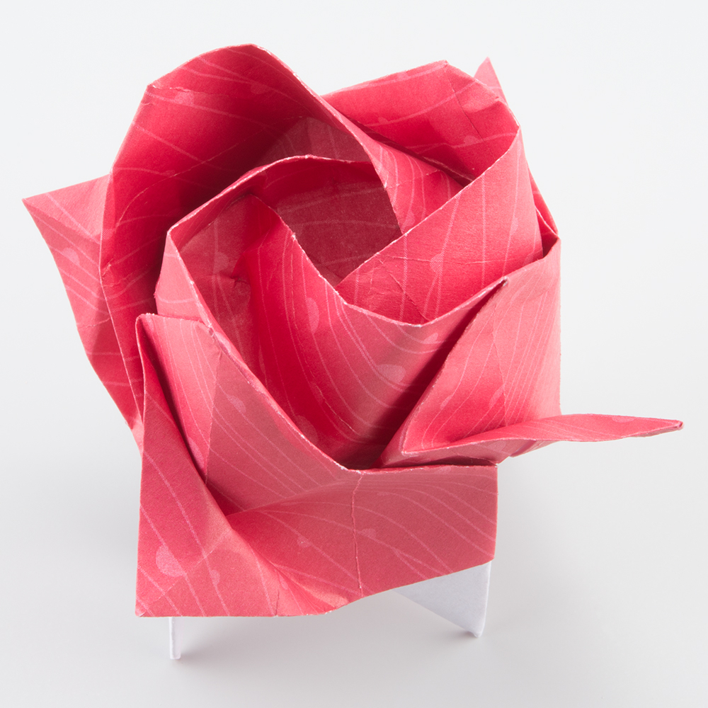 Оригами цветок памяти. Kawasaki Rose оригами.