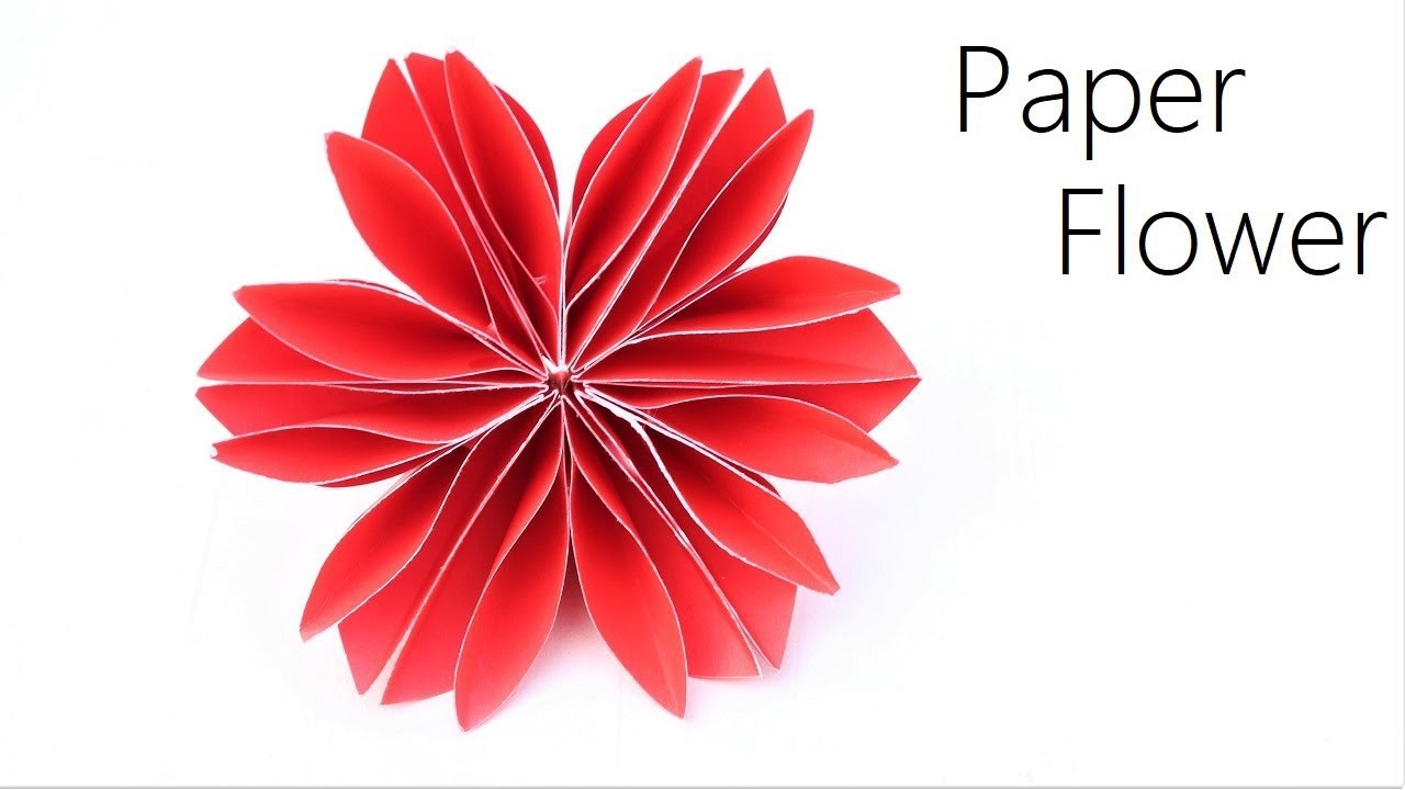 Origami Flowers Easy How To Make Paper Flowers Easy Step Step For Kids Simple Origami