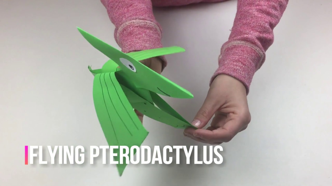 Origami Flying Dinosaur Flying Dinosaur Craft Super Easy And Fun Craft For Kids