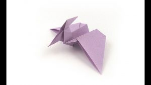 Origami Flying Dinosaur Origami Dinosaur Pterodactyl Easy Origami How To Make An Origami