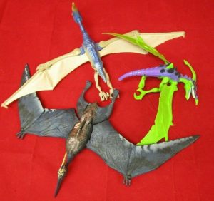 Origami Flying Dinosaur Universal Jurassic Park Lot Of 3 Pterodactyl Flying Dinosaur Figures Toys Chaos