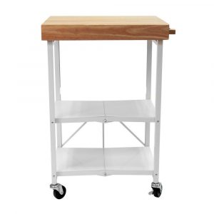 Origami Folding Kitchen Cart Origami 253 In L X 198 In W Foldable Kitchen Island Cart In White