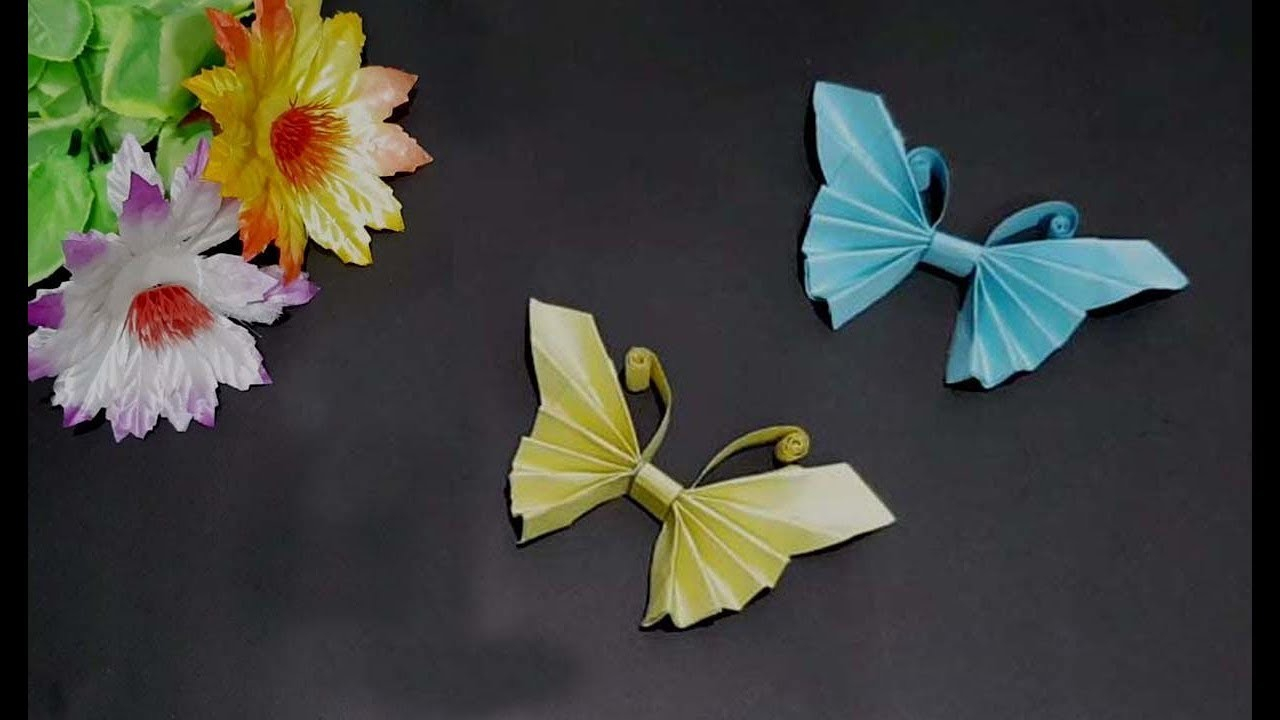 Origami For Beginners Easy Paper Butterfly Diy Origami For Beginners
