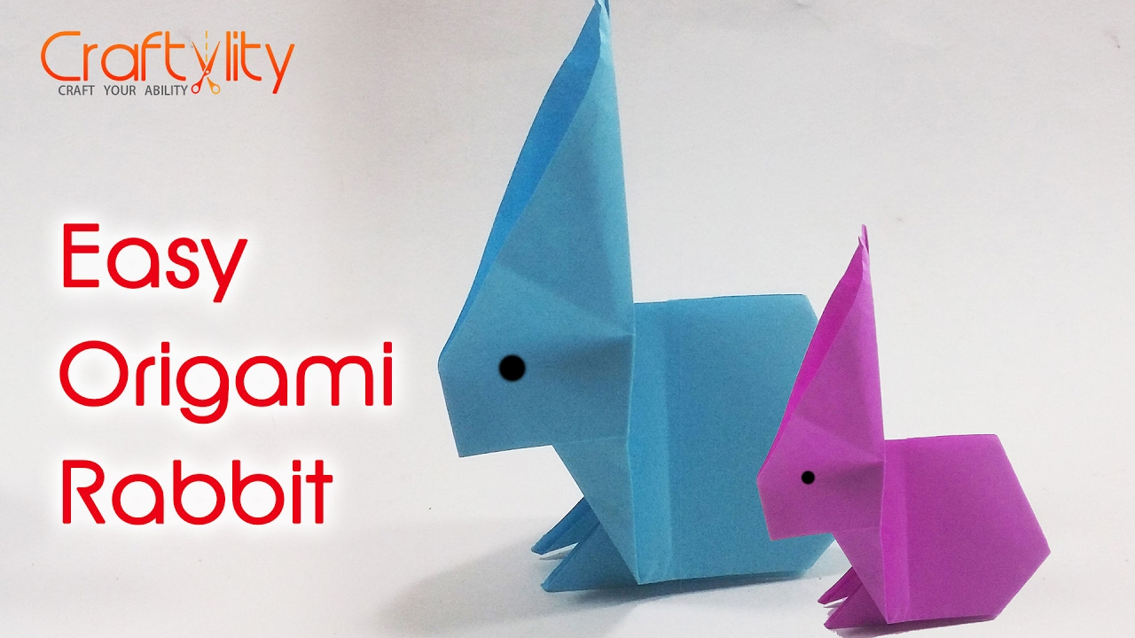 Origami For Beginners Origami For Beginners How To Make An Easy Origami Rabbit