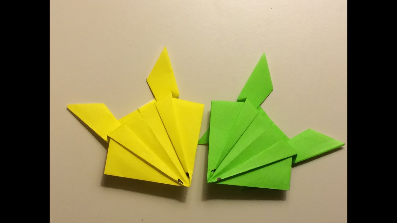 Origami For Dummies Origami For Beginners Jumping Frog