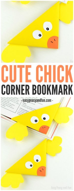 Origami For Kids Chick Corner Bookmark Origami For Kids Easy Peasy And Fun