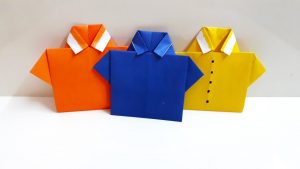 Origami For Kids Clothes Easy Origami T Shirt Origami Clothing Origami Fun Crafts For Kids