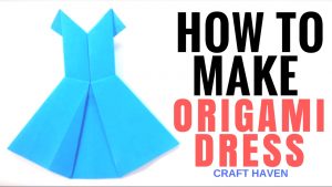 Origami For Kids Clothes How To Make Origami Dress Easy Tutorial For Beginners Paper Dress