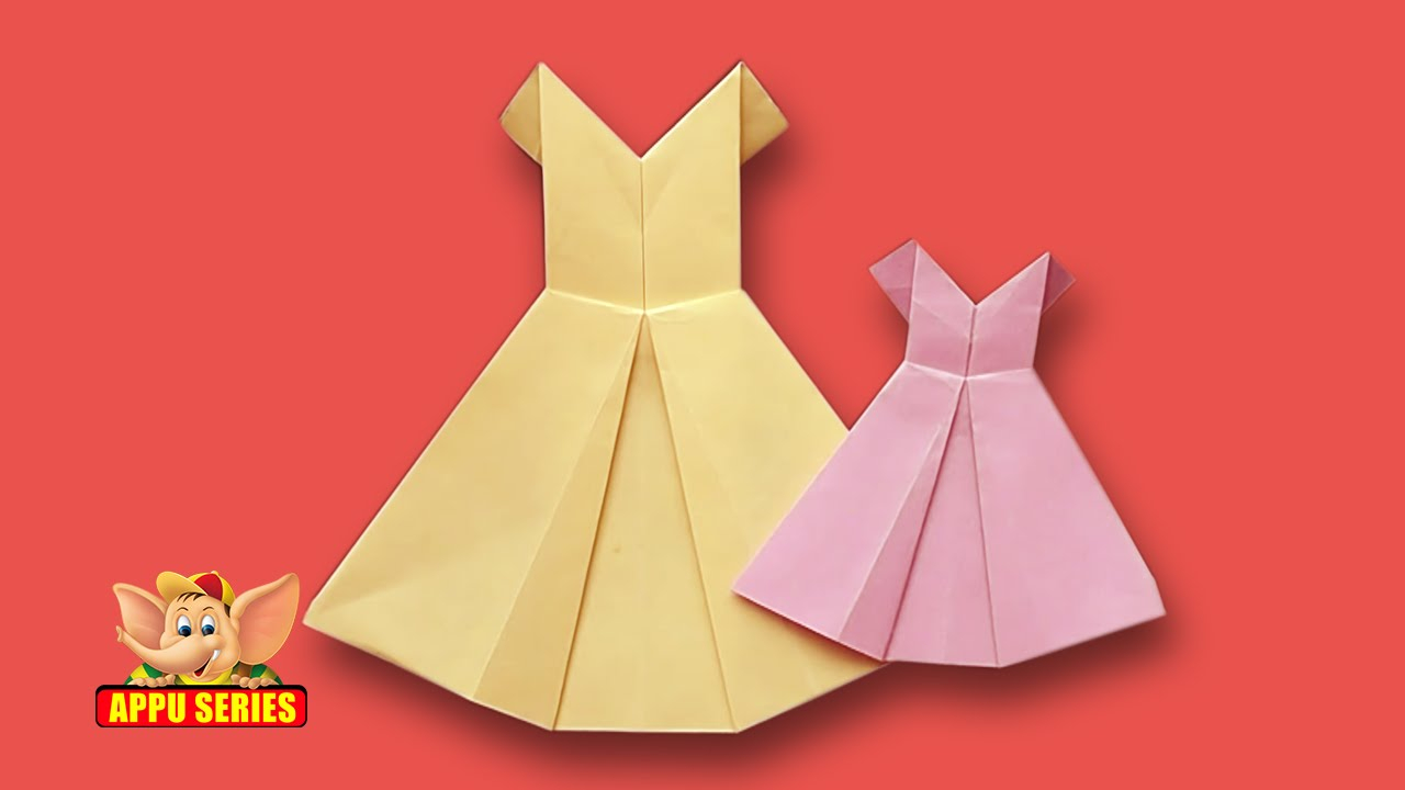 Origami For Kids Clothes Origami How To Make A Pretty Dress