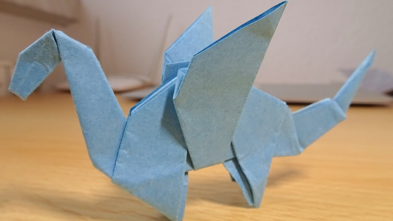 Origami For Kids Dragon Easy Paper Dragon Origami Dragon Tutorial