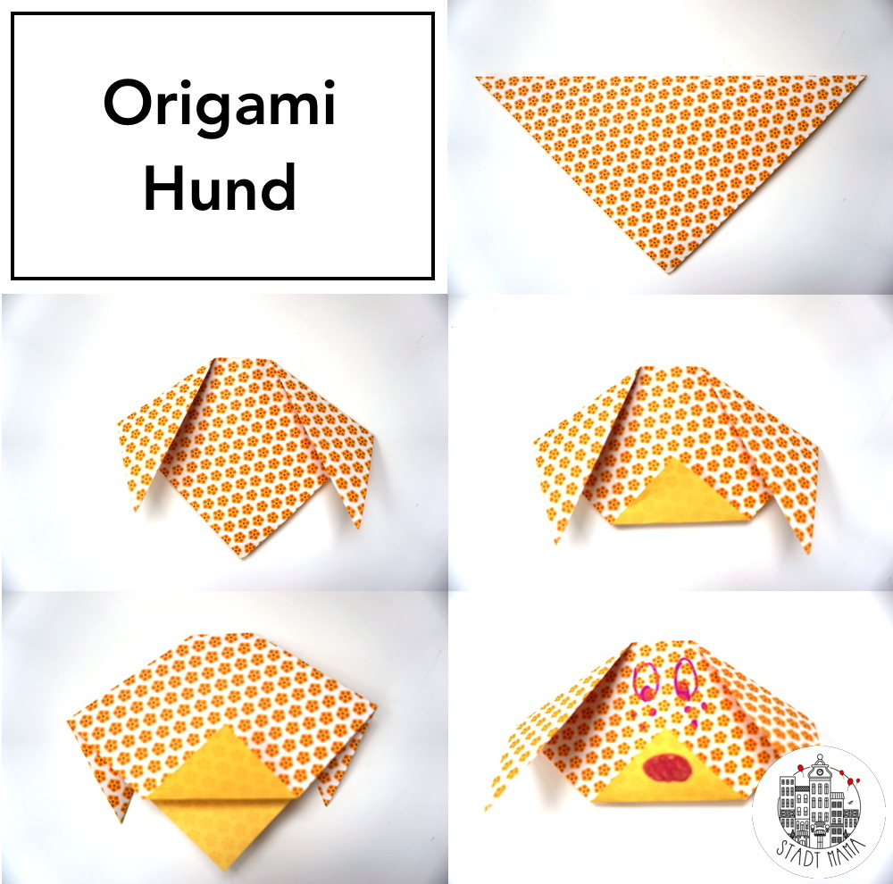 Origami For Kindergarteners 3 Simple Origami Ideen Fr Kinder Hschen Tulpe Und Hund