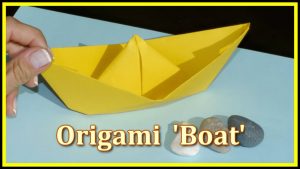Origami For Kindergarteners Easy Origami Make A Boat Demo Childrens Educational Videos Games Puzzles For Kids