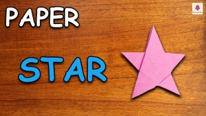 Origami For Kindergarteners Learn How To Make A Star Using Paper Origami For Kids Periwinkle