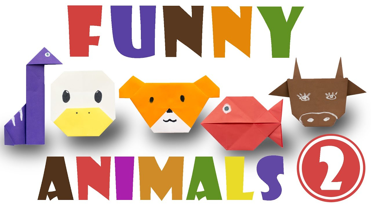 Origami For Kindergarteners Origami For Kids Top 5 Easy Origami Animals 2