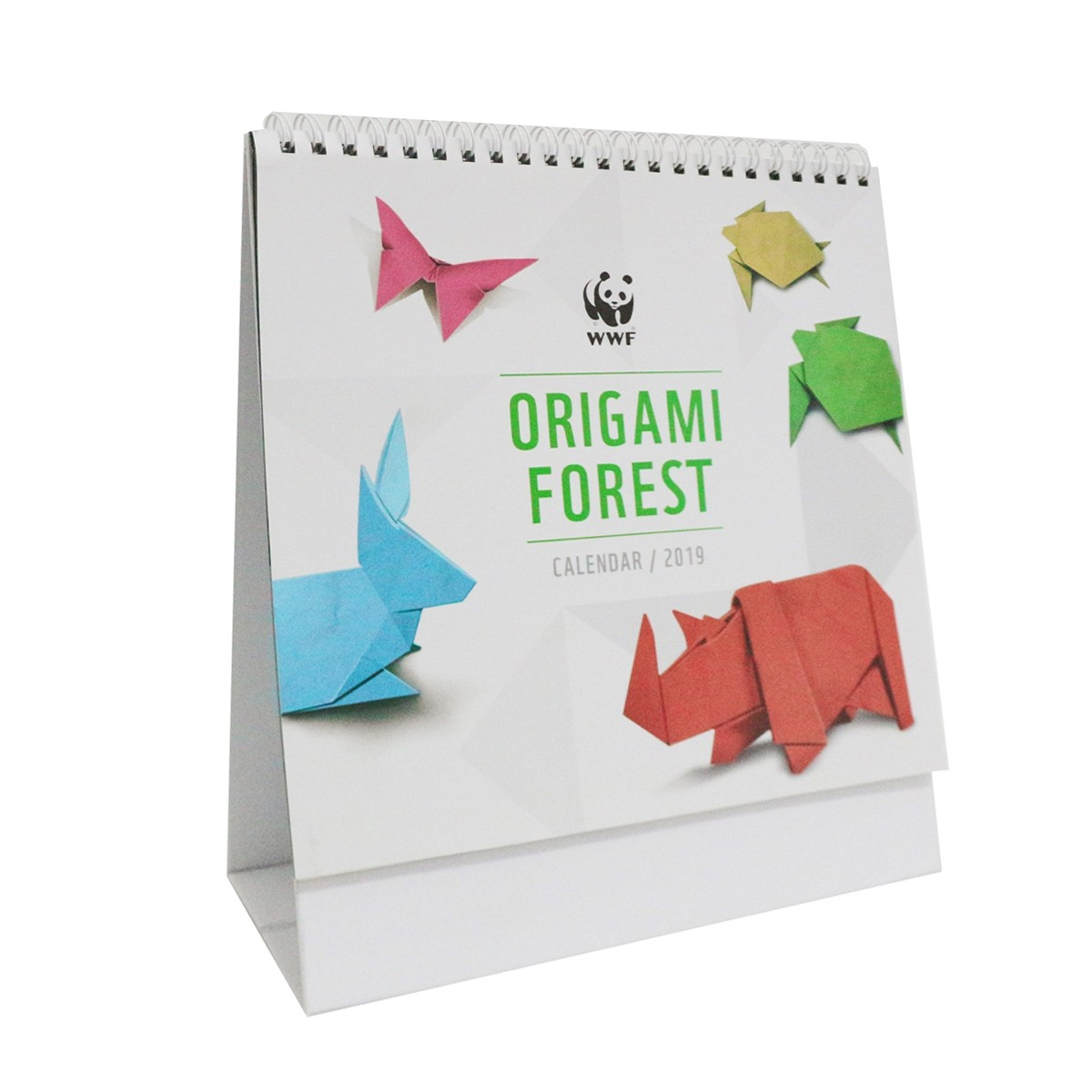Origami Forest Animals Desk Calendar 2019 Origami Forest Stationery