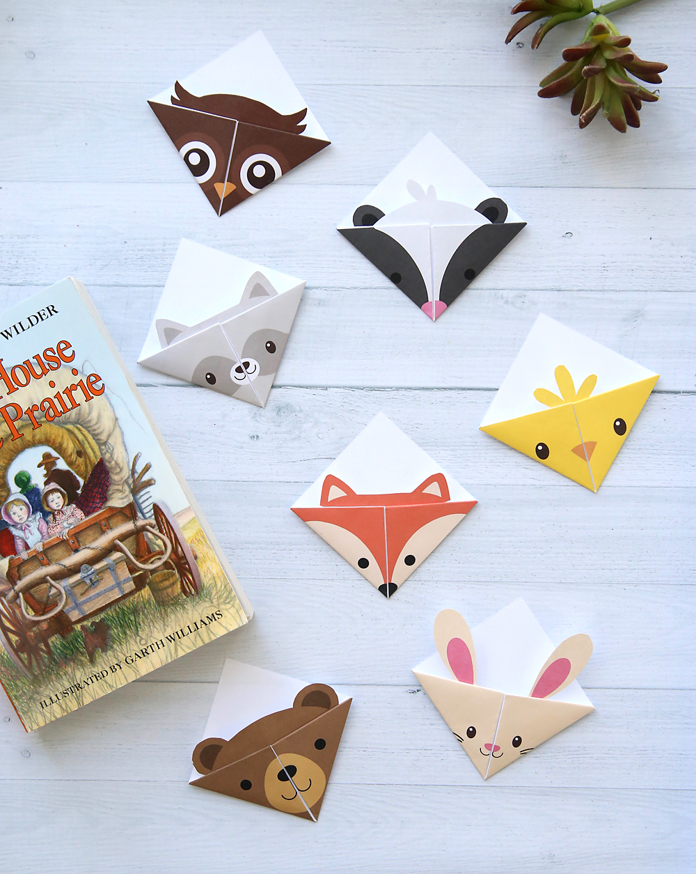 Origami Forest Animals Diy Woodland Animals Origami Bookmarks Print Fold Its Always