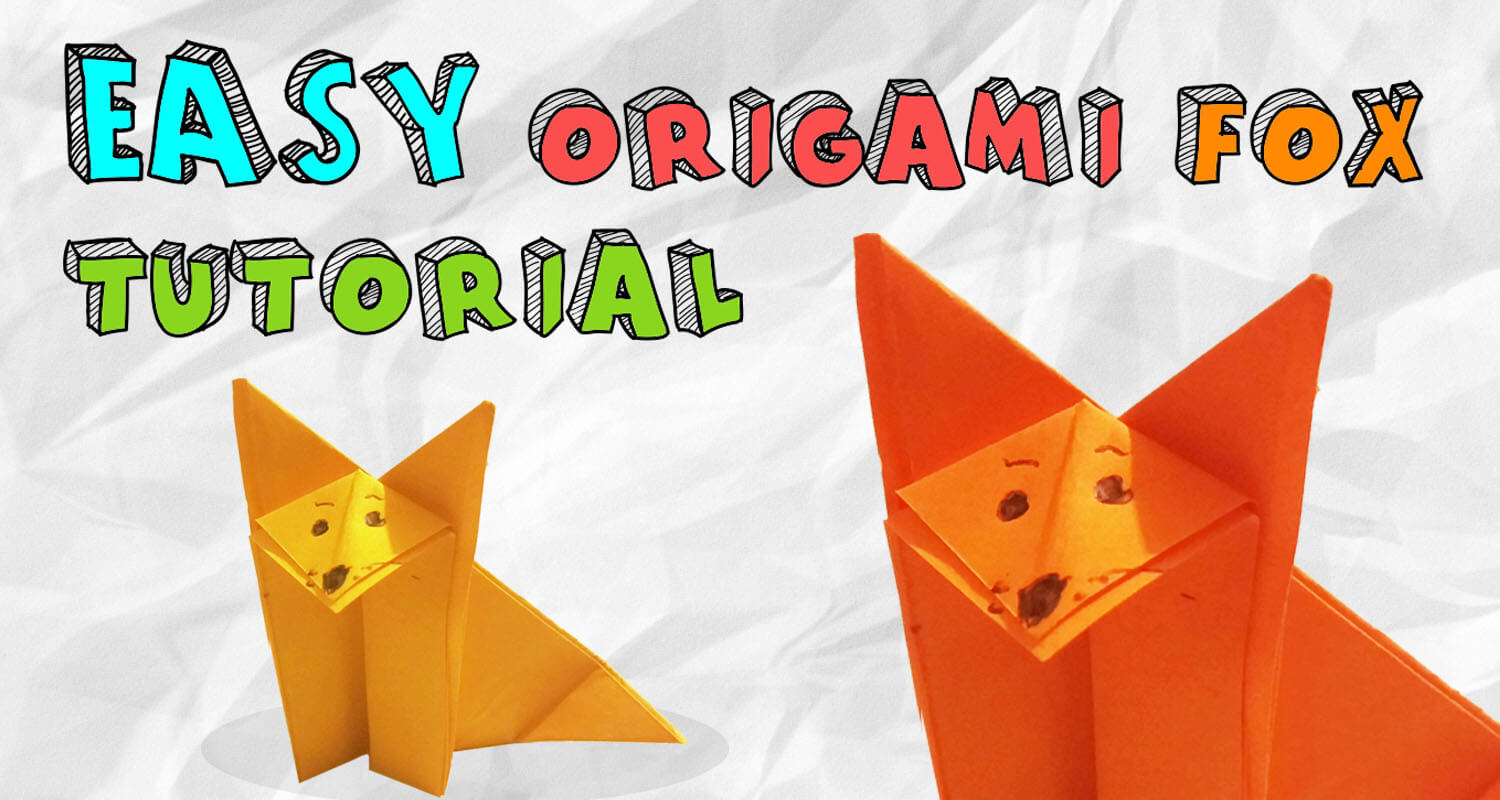 Origami Forest Animals Easy Origami Fox Tutorial Imagine Forest