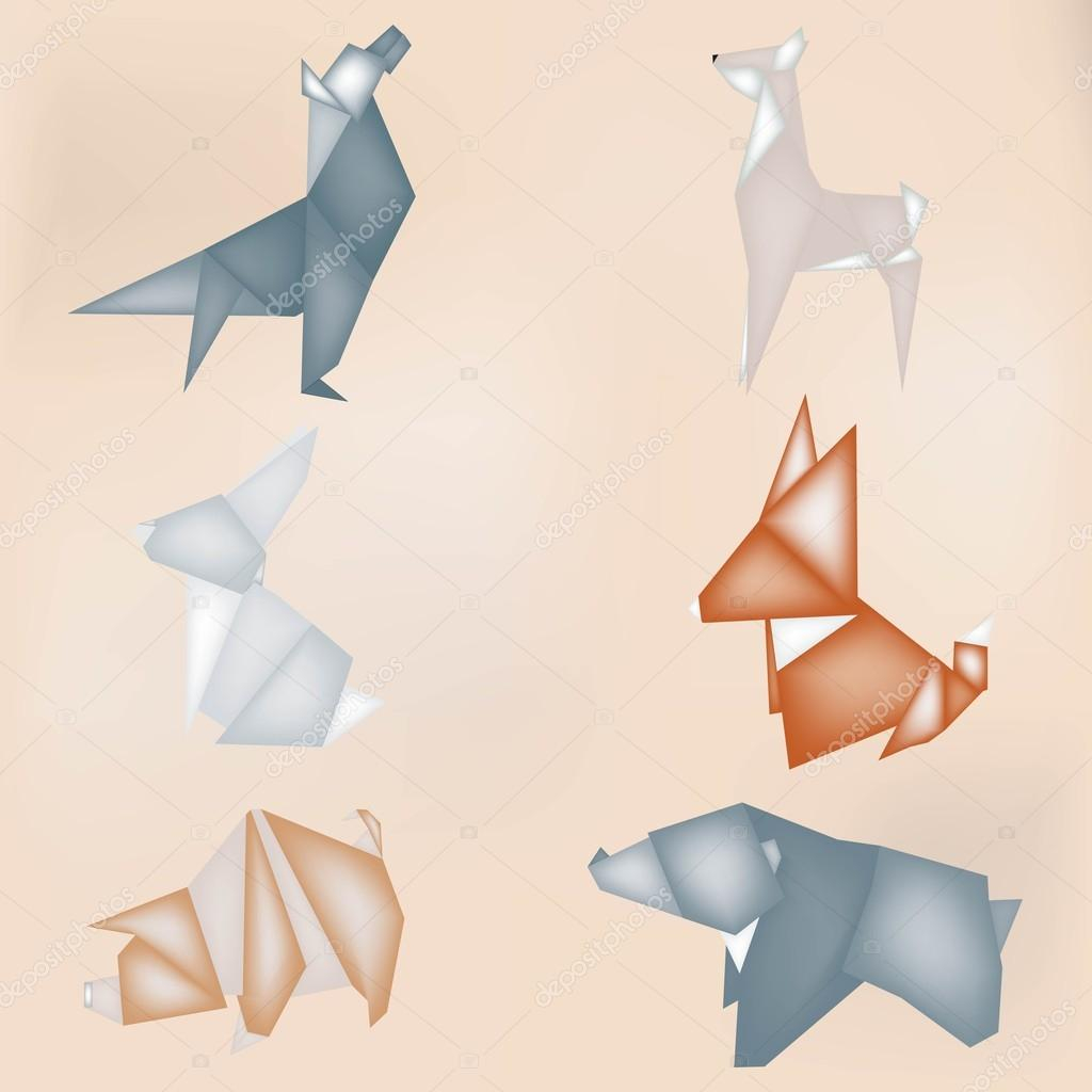 Origami Forest Animals Sss07 106444362