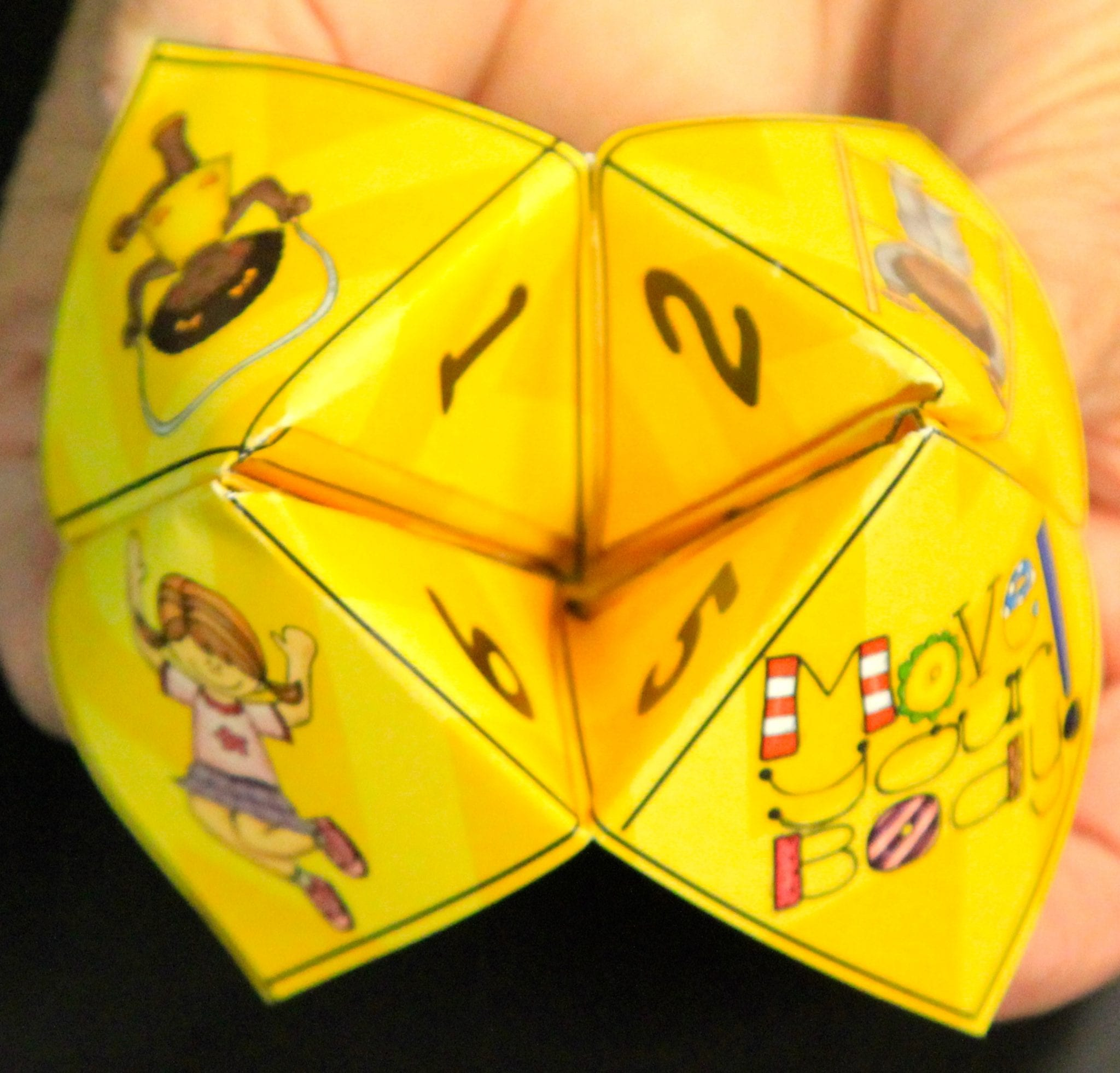 Origami Fortune Teller Game Exercise Fortune Teller Game
