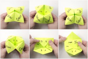 Origami Fortune Teller Game How To Make An Origami Cootie Catcher