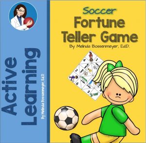 Origami Fortune Teller Game Soccer Fortune Teller Game