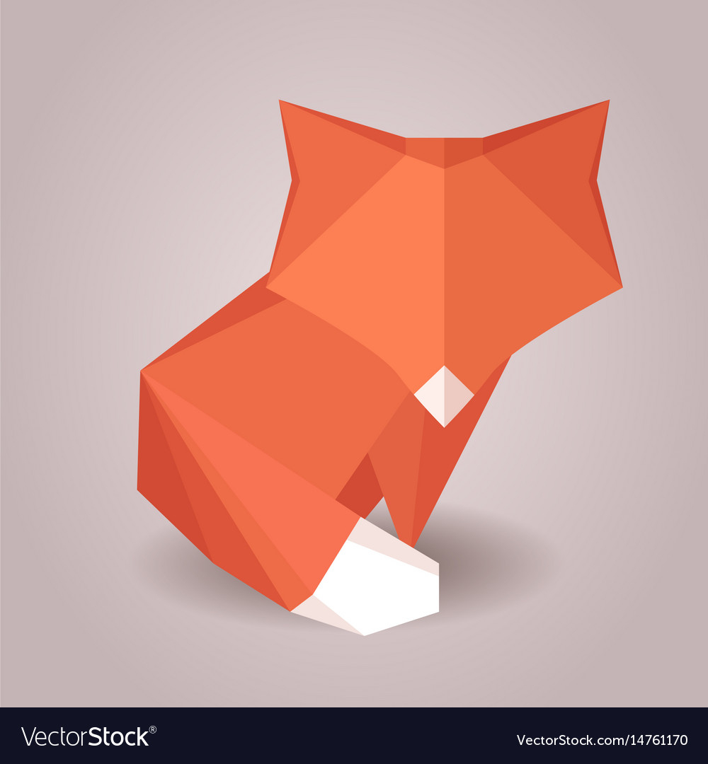Origami Fox Face A Paper Origami Fox Paper Zoo