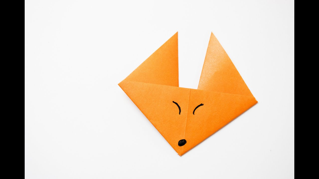 Origami Fox Face How To Make A Origami Fox Face