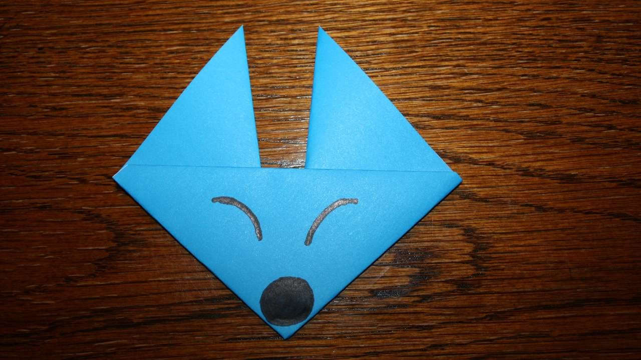 Origami Fox Face How To Make An Easy Origami Fox Face Diy Crafts Tutorial Guidecentral