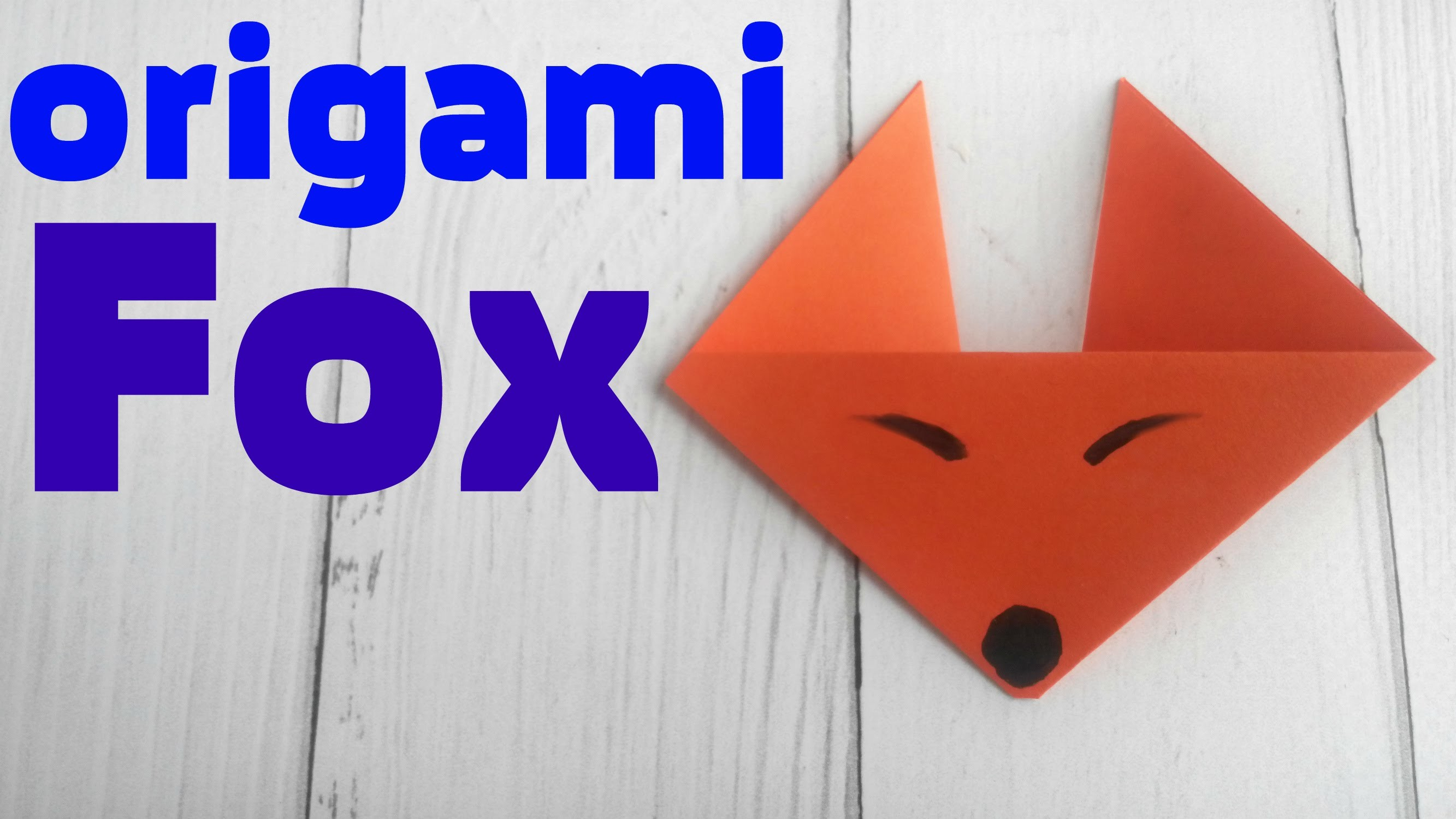 Origami Fox Face Origami Fox Face Easy Tutorial 3d Instructions Origami Diagrams For