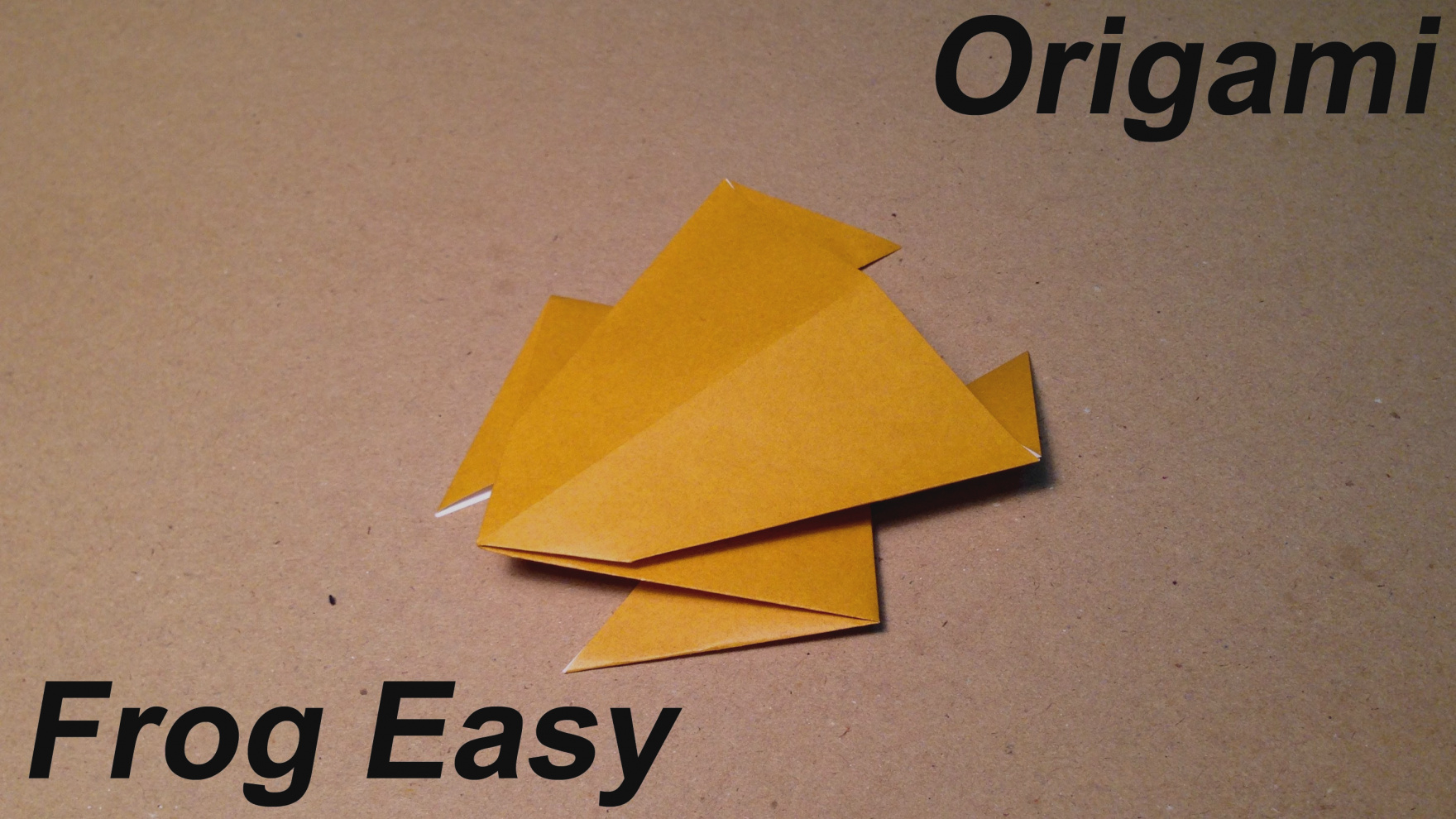 Origami Frog Easy Great Of How To Make A Origami Frog An Easy For Children