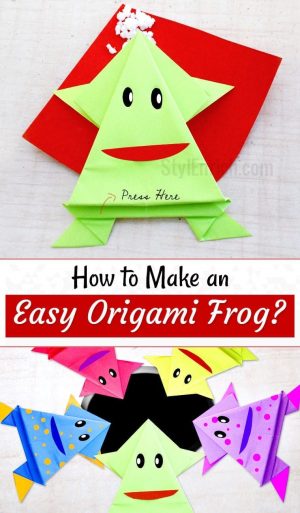 Origami Frog Easy Origami Frog For Kids Follow A Step Step Guide