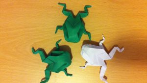 Origami Frog Instructions Origami Frog Step Step Instructions
