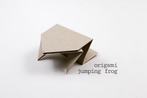Origami Frog Instructions Origami Jumping Frog Tutorial