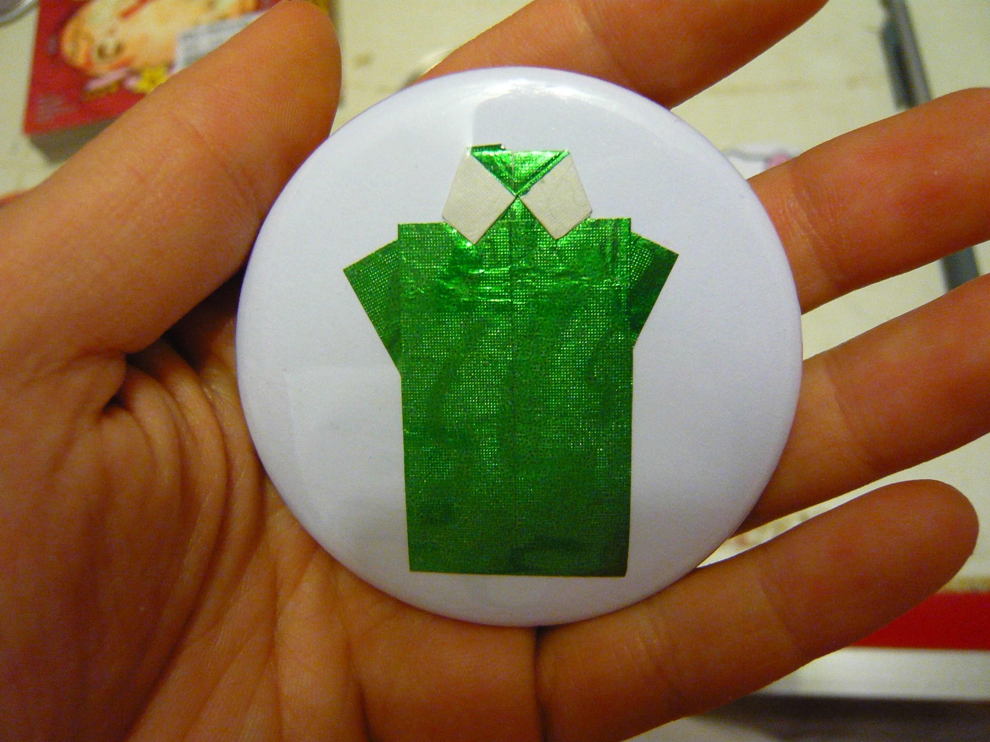 Origami From Gum Wrapper Pretty Buttoner 5 Gum Origami Button Pretty Buttoner Co