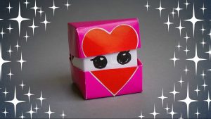 Origami Gifts For Her Diy Origami Face Heart Cube Tutorial Gift Ideas