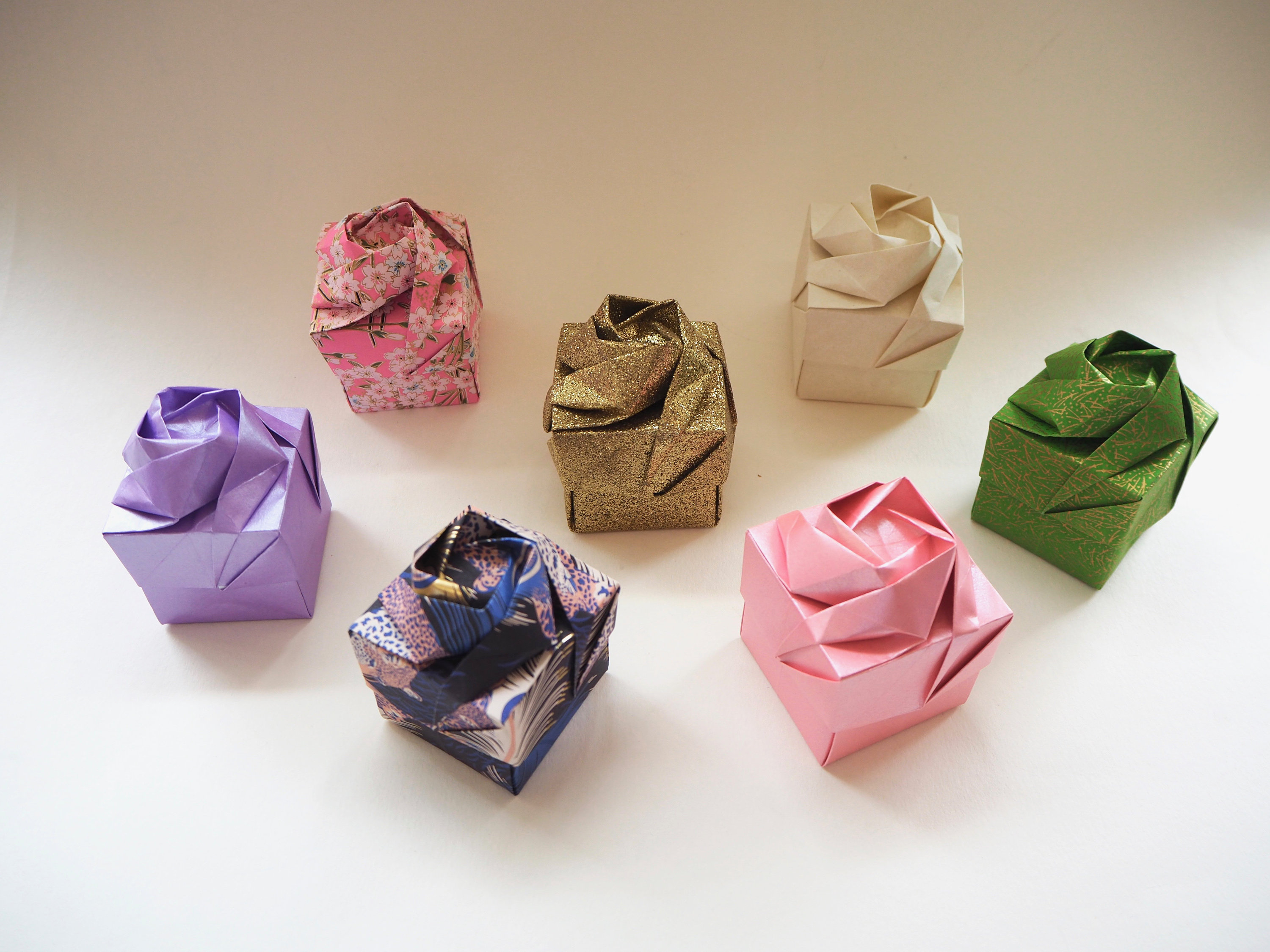 Origami Gifts For Her Handmade Origami Rose Gift Box Valentines Wedding Gift Proposal Jewellery Sweet Ring Box Mothers Day Gift Ideas Gifts For Her