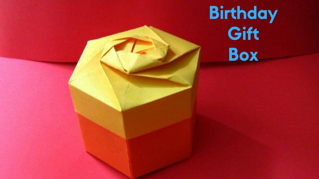 Origami Gifts For Her How To Make Unique Gift Box With Paper Birthday Gift Ideas