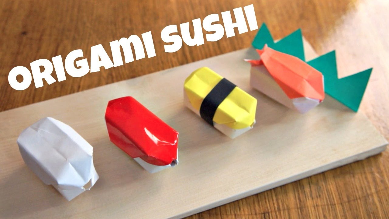 Origami Happy Hour Diy Origami Sushi