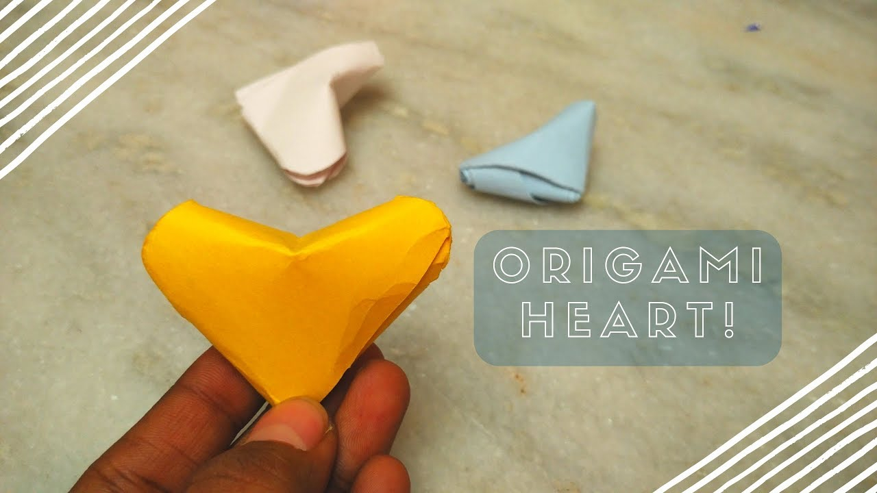 Origami Heart Cube How To Make An Origami Heart With Detailed Step Step Instructions