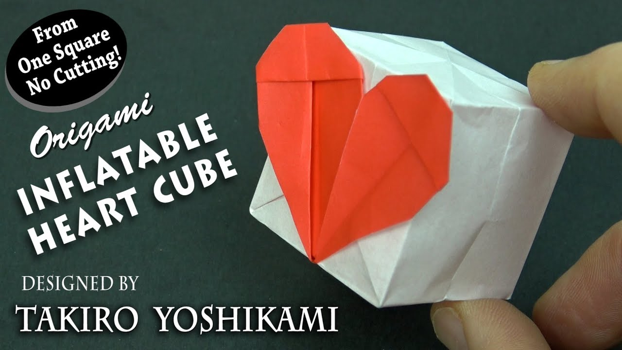Origami Heart Cube Origami Heart Cube