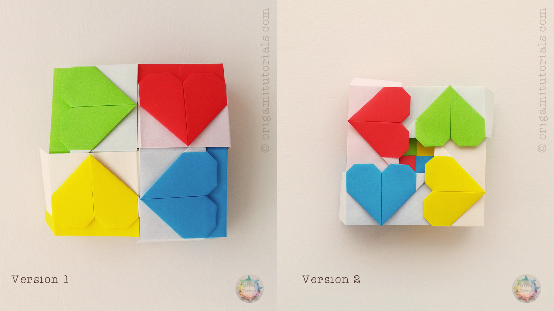 Origami Heart Cube Origami Hearty Cube Origami Tutorials