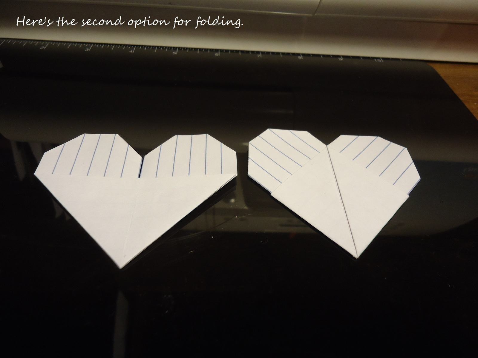 Origami Heart Cube Origami Index Card Heart How To Fold An Origami Shape Paper