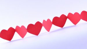 Origami Heart Garland How To Make Heart Garlands Of Paper With Own Hands