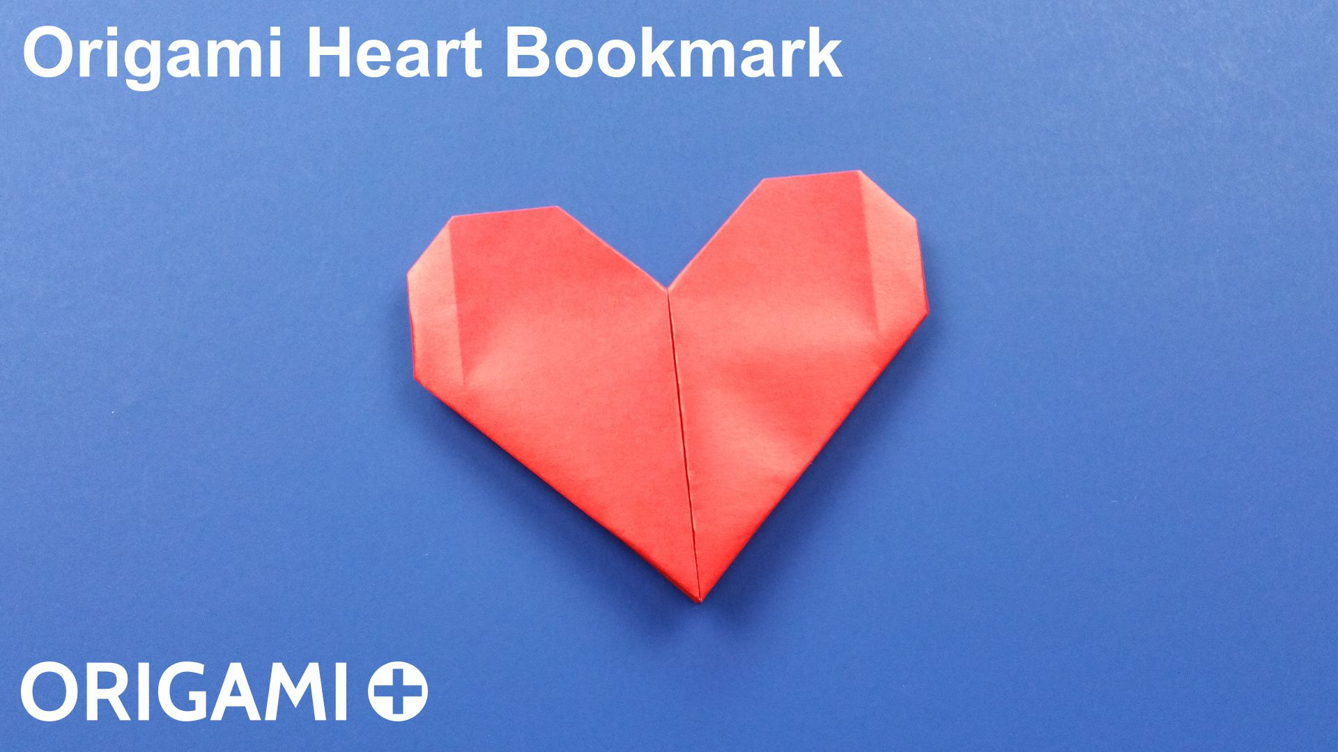 Origami Heart Garland Origami Heart Bookmark