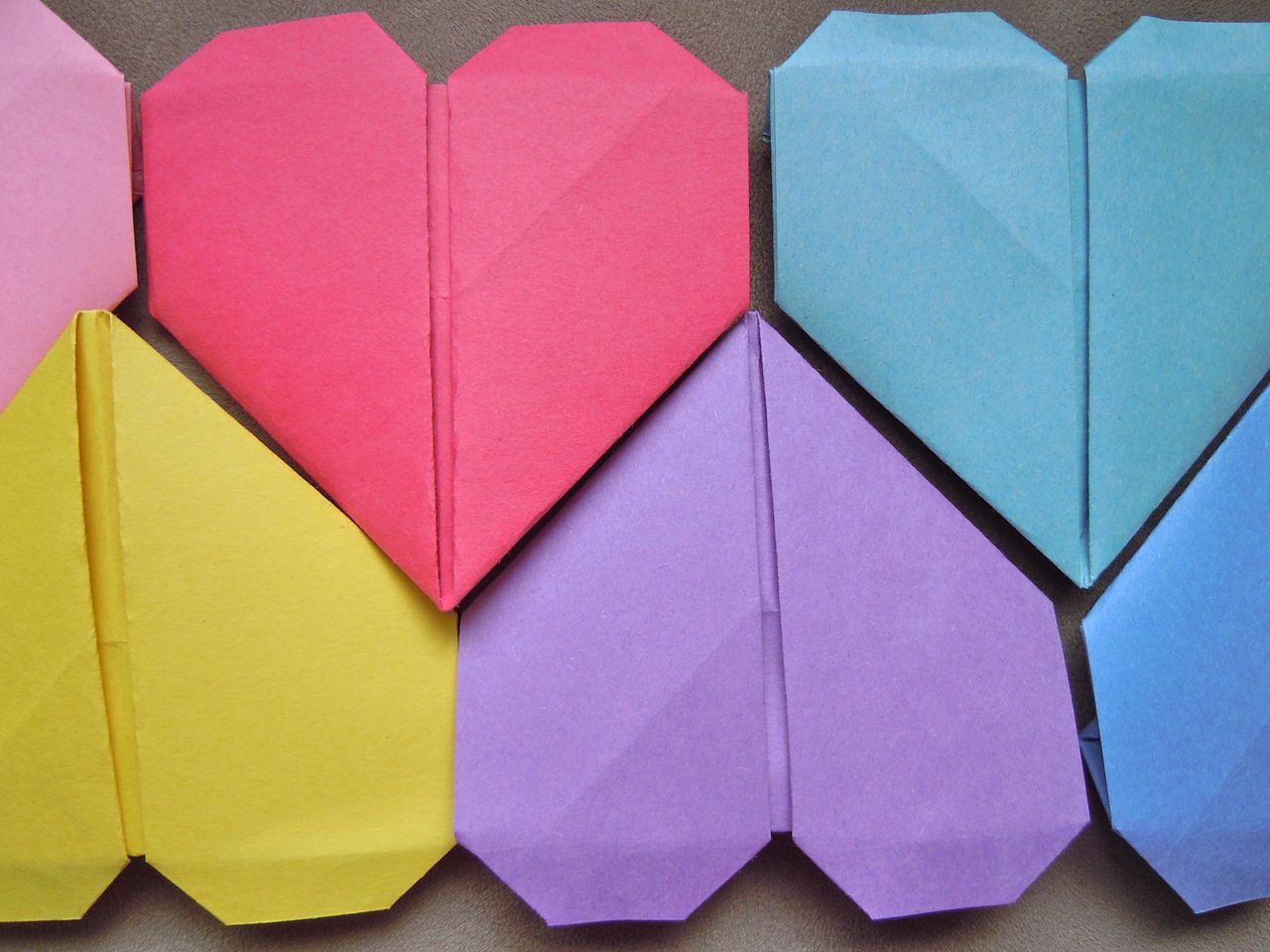 Origami Heart Garland Origami Heart Garland Hiragana Mama