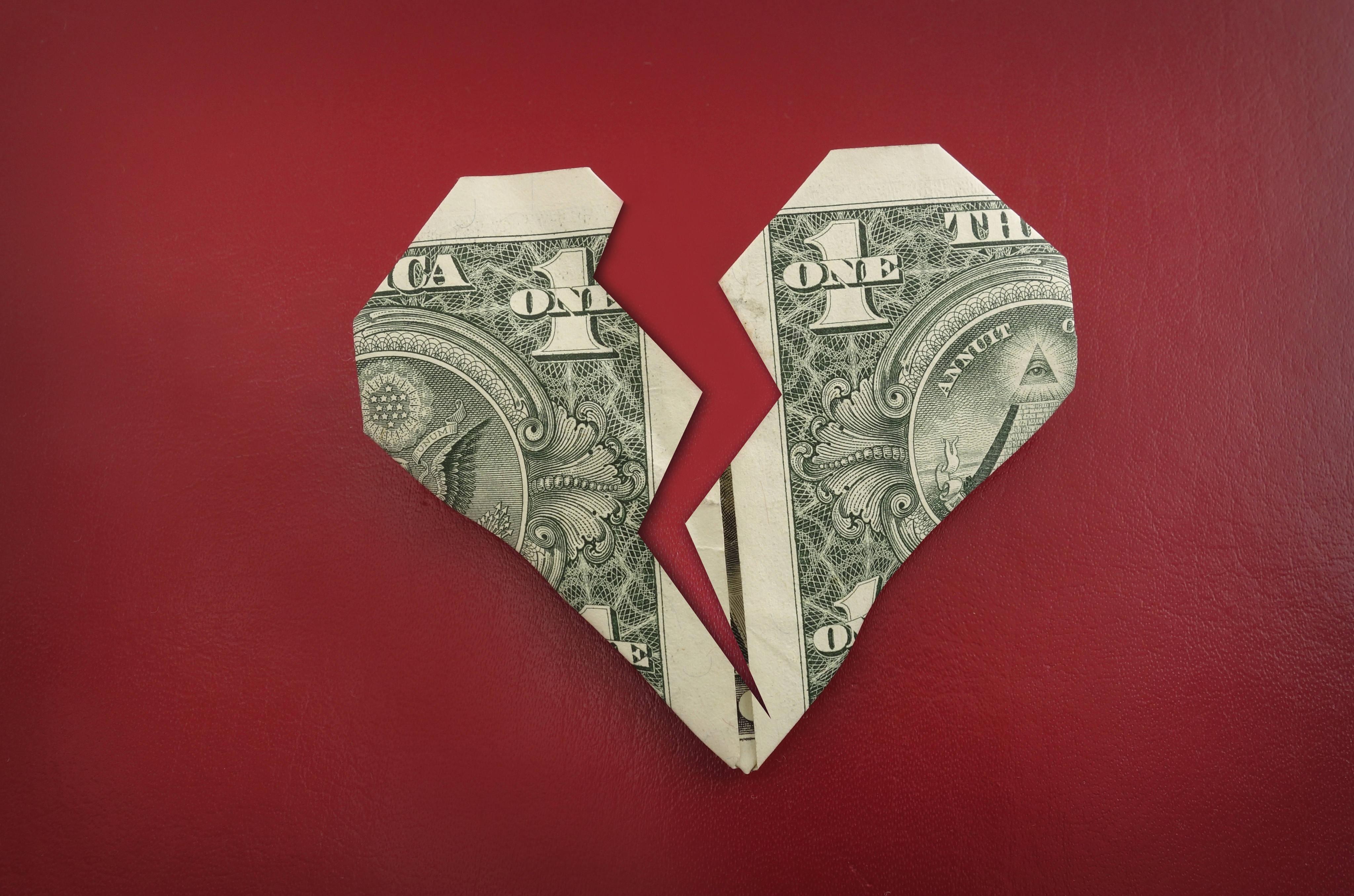 Origami Heart Out Of A Dollar Origami Heart Feldesman Tucker Leifer Fidell Llp