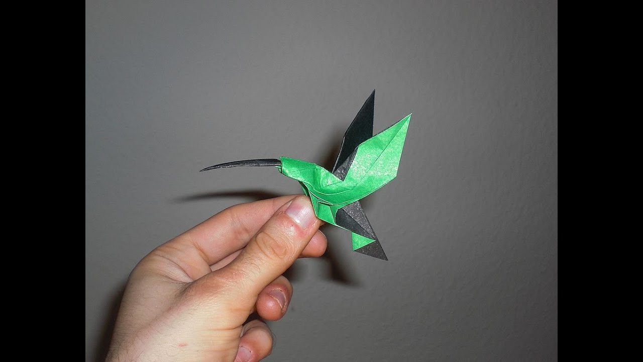 Origami Hummingbird Step By Step Origami Hummingbird Christopher Randall Tutorial